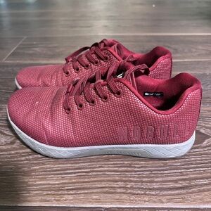 NOBULL Burgundy Red and Gray Trainers 8